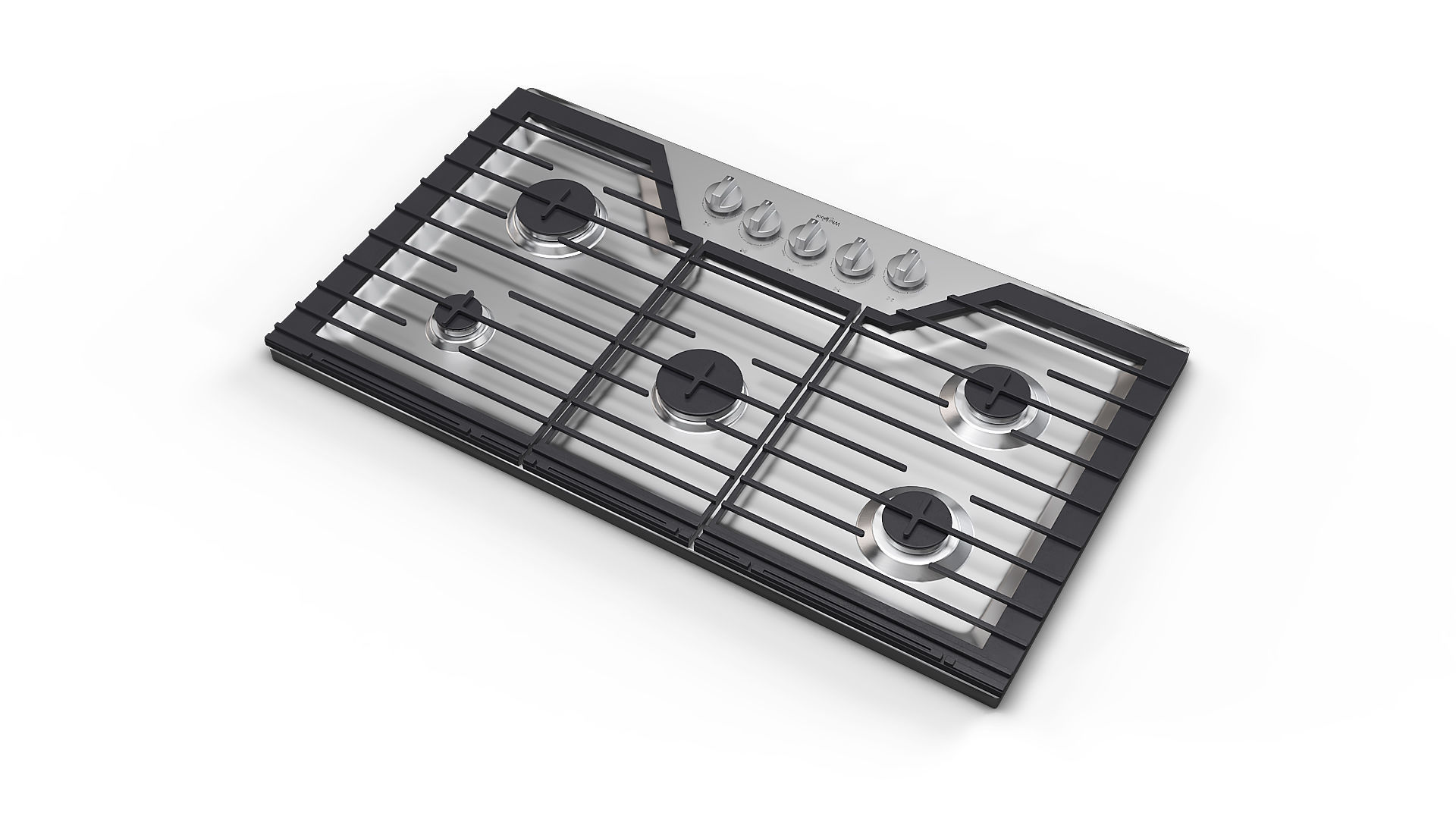 Whirlpool Gas Cooktop WCG55US6HS 3D model_7