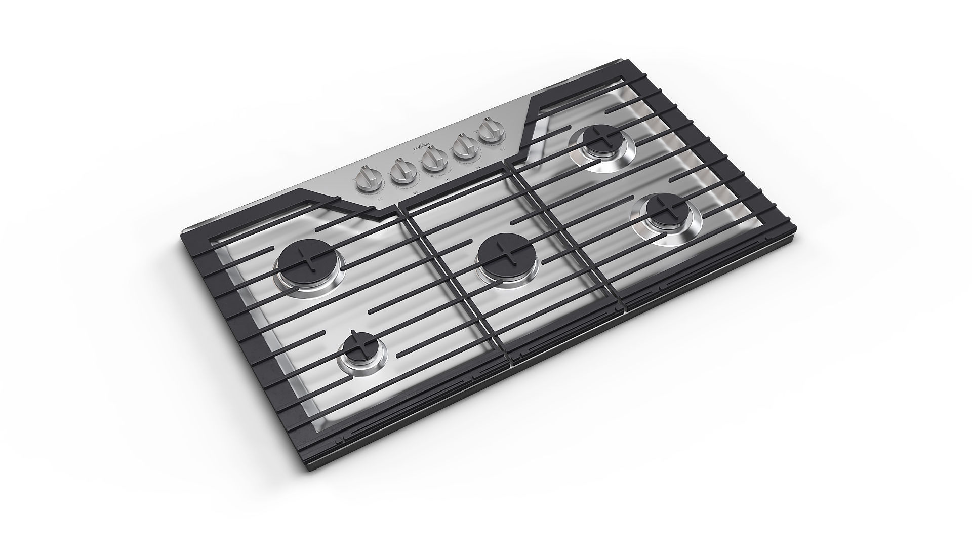 Whirlpool Gas Cooktop WCG55US6HS 3D model_9