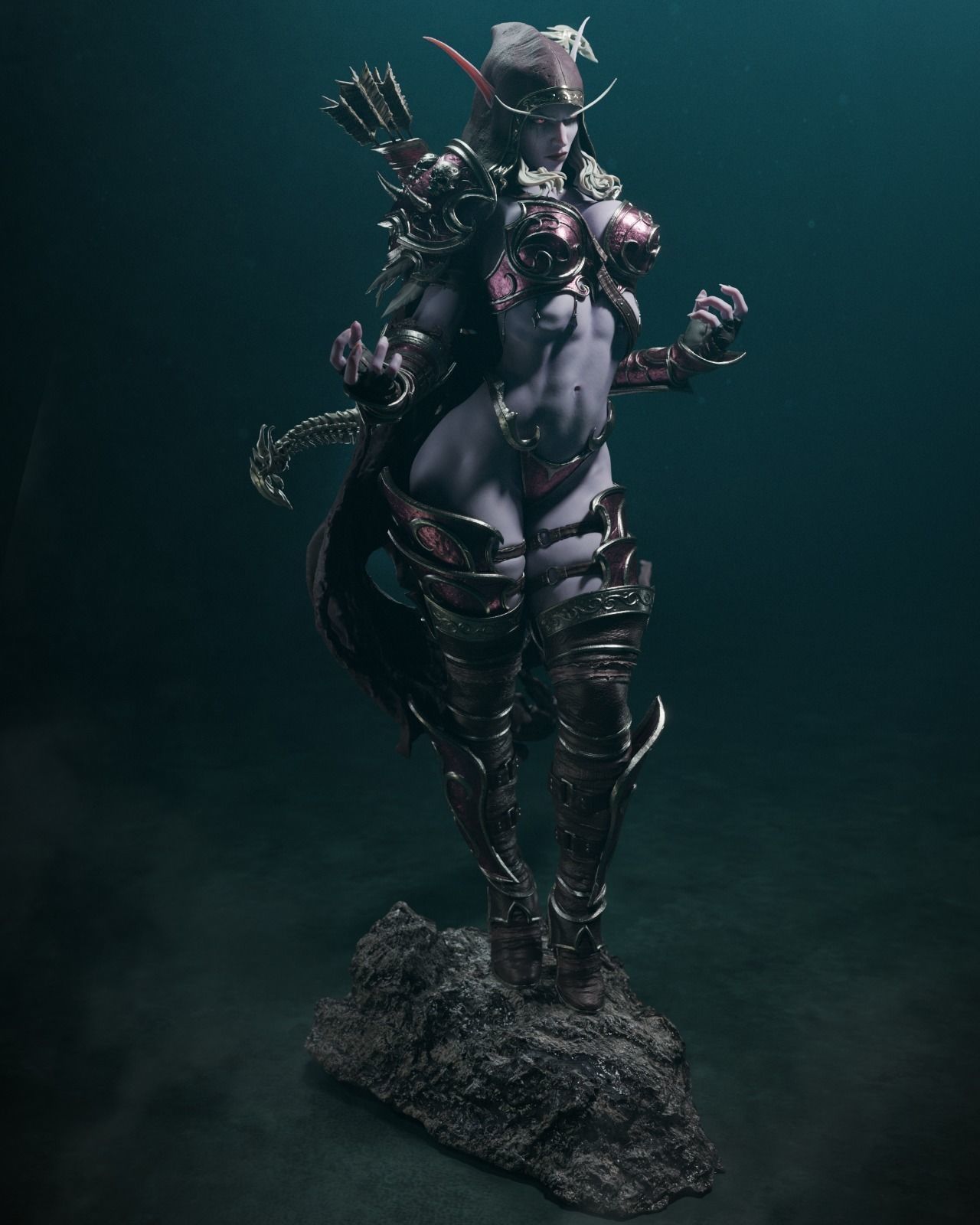 SYLVANAS WINDRUNNER 3D PRINT 3D print model_4