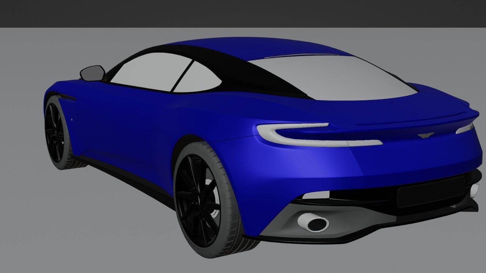 Aston Martin DB11 Low-poly 3D model_8