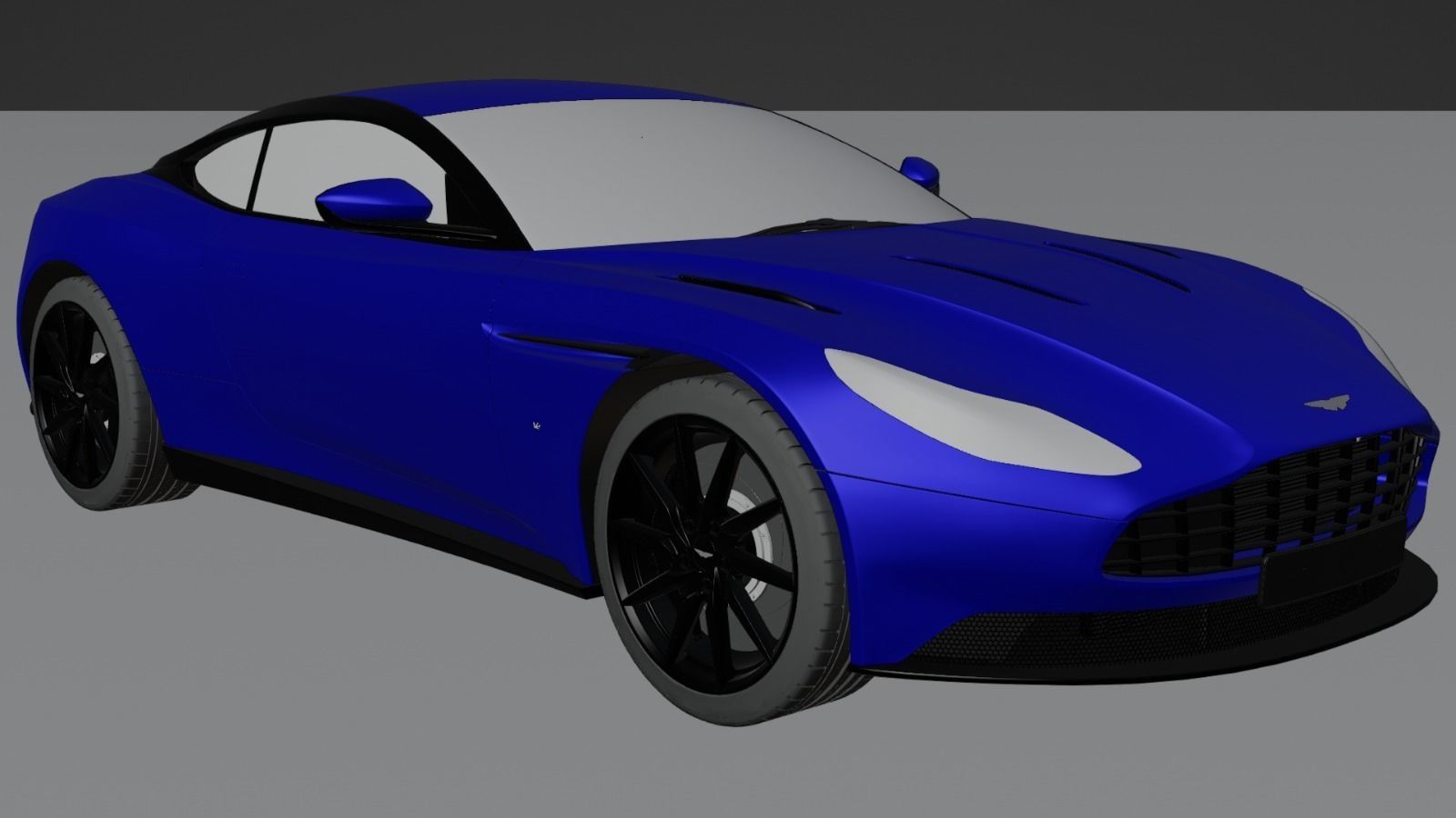 Aston Martin DB11 Low-poly 3D model_7