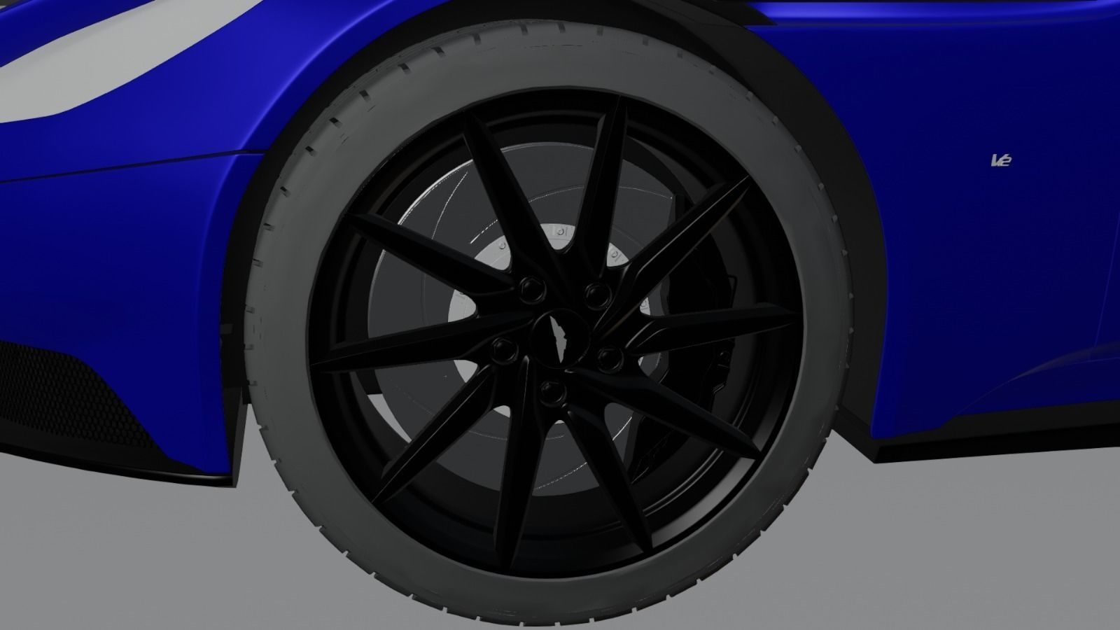 Aston Martin DB11 Low-poly 3D model_10