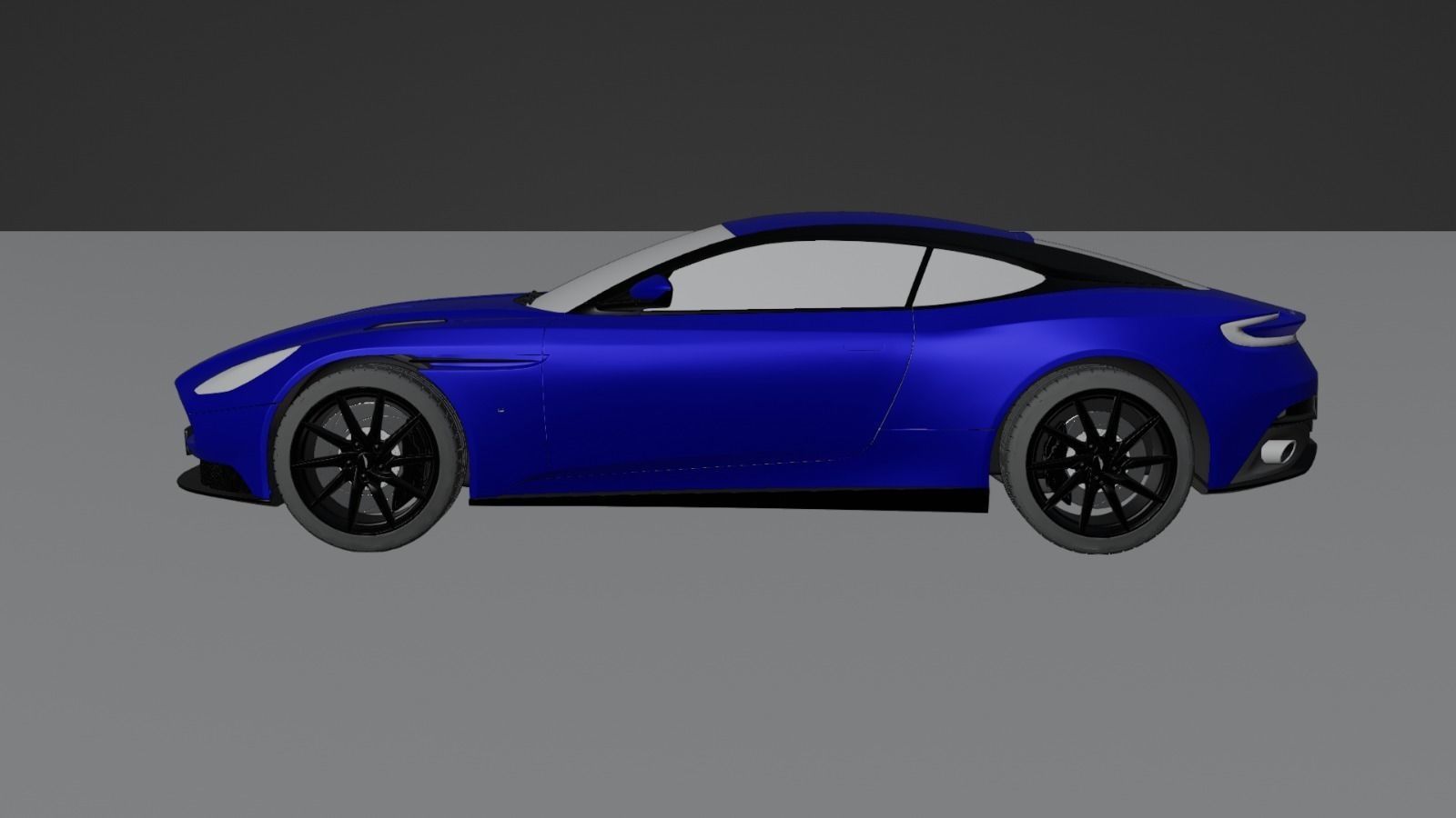 Aston Martin DB11 Low-poly 3D model_9