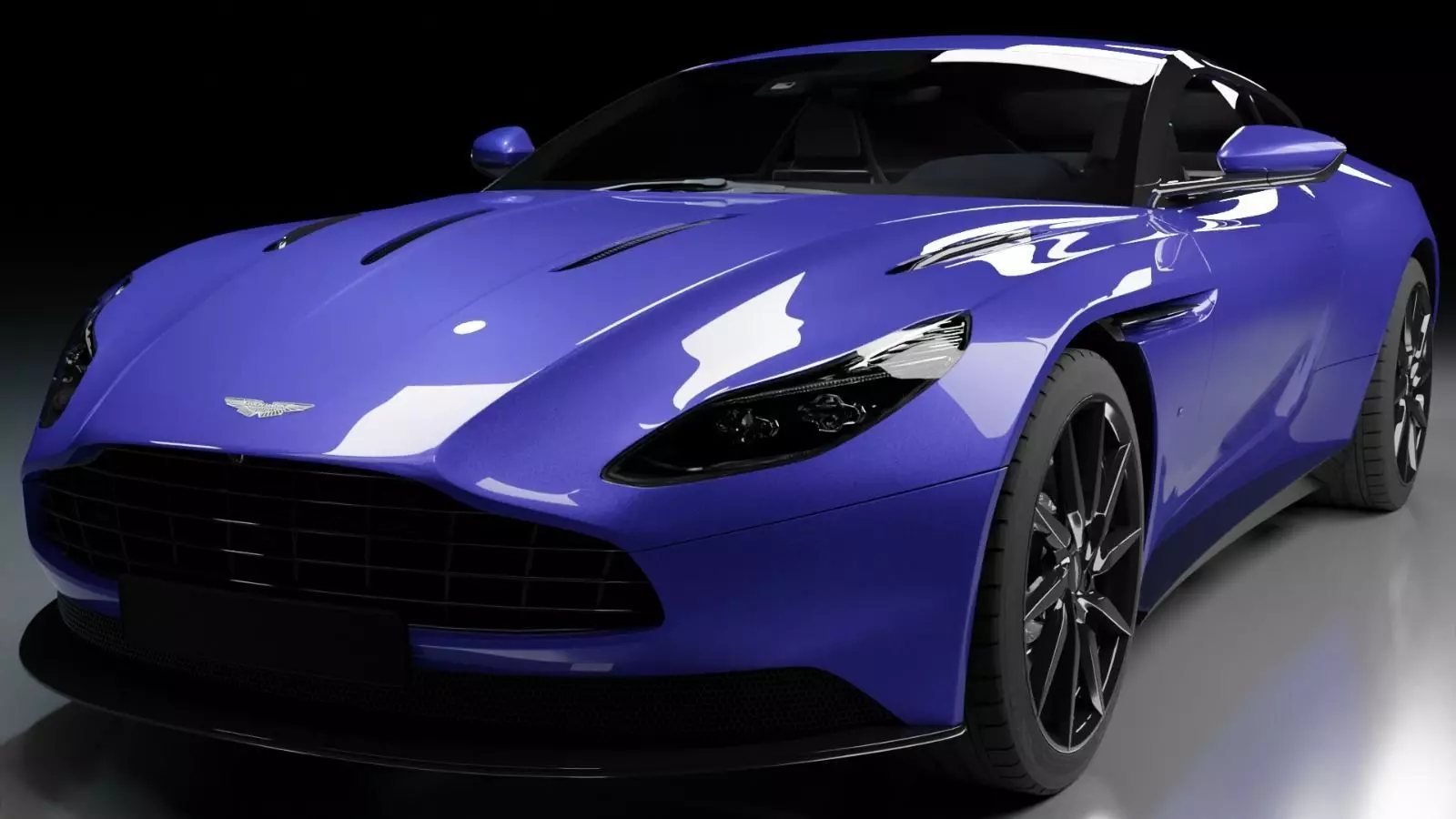 Aston Martin DB11 Low-poly 3D model_0