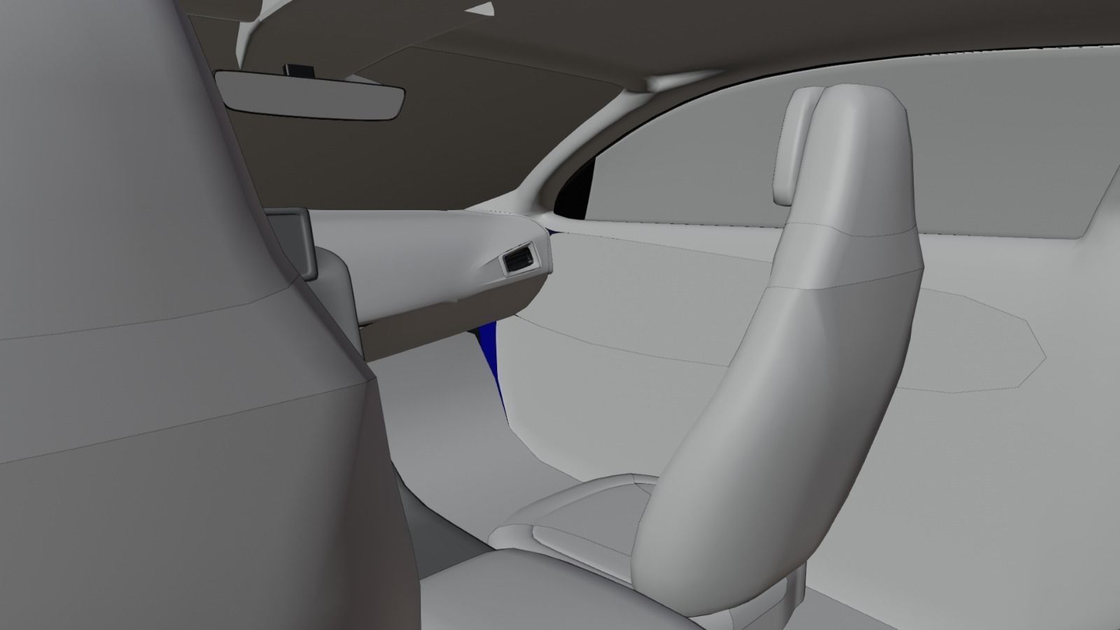 Aston Martin DB11 Low-poly 3D model_13