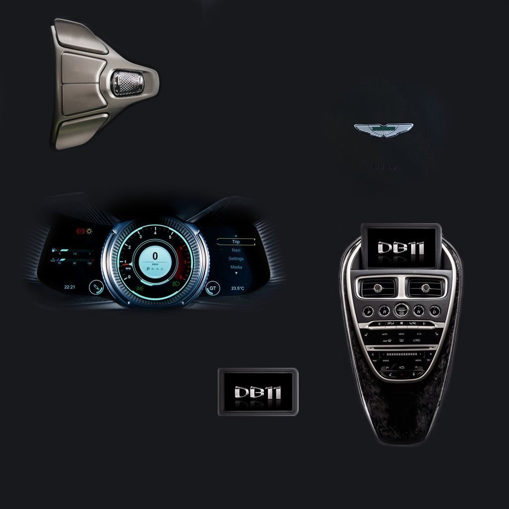 Aston Martin DB11 Low-poly 3D model_20