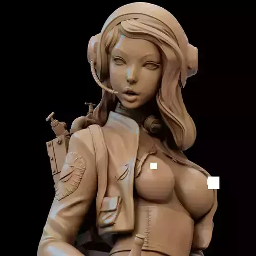 RETRO PINUP ASTRONAUT NSFW 3D PRINT