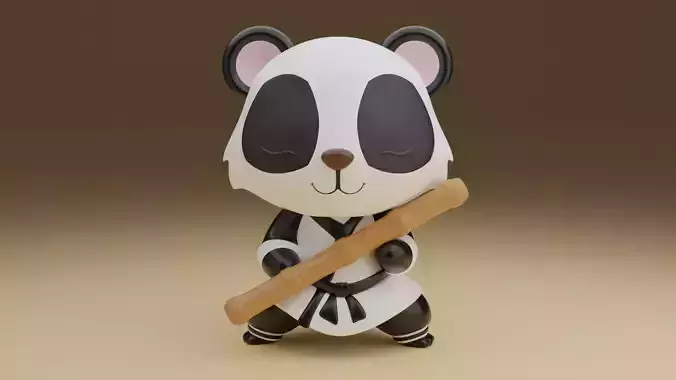 kung fu panda 3D print model