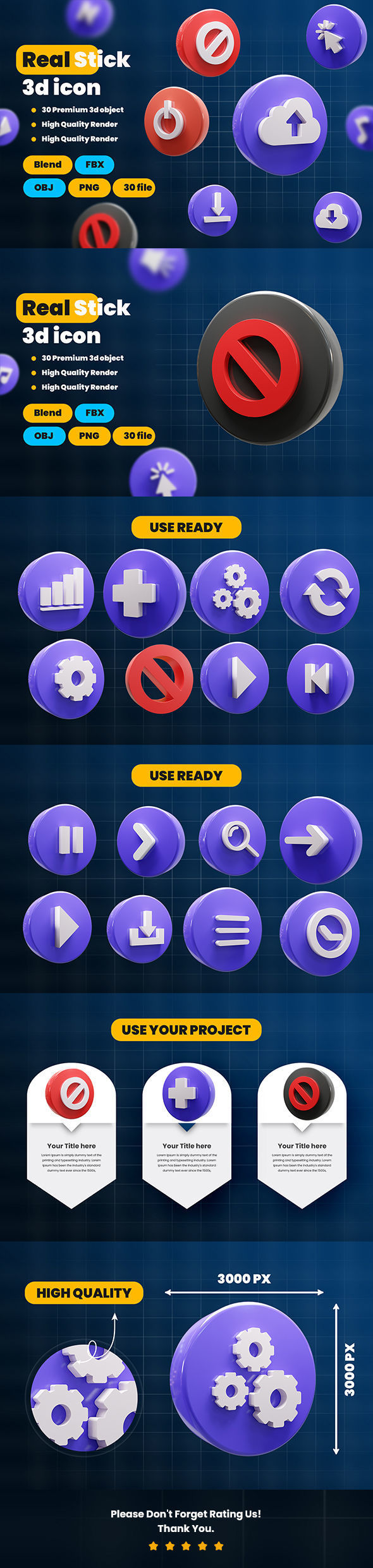 Web Apps Real stick 3d Illustration Icon Pack 3D model_6