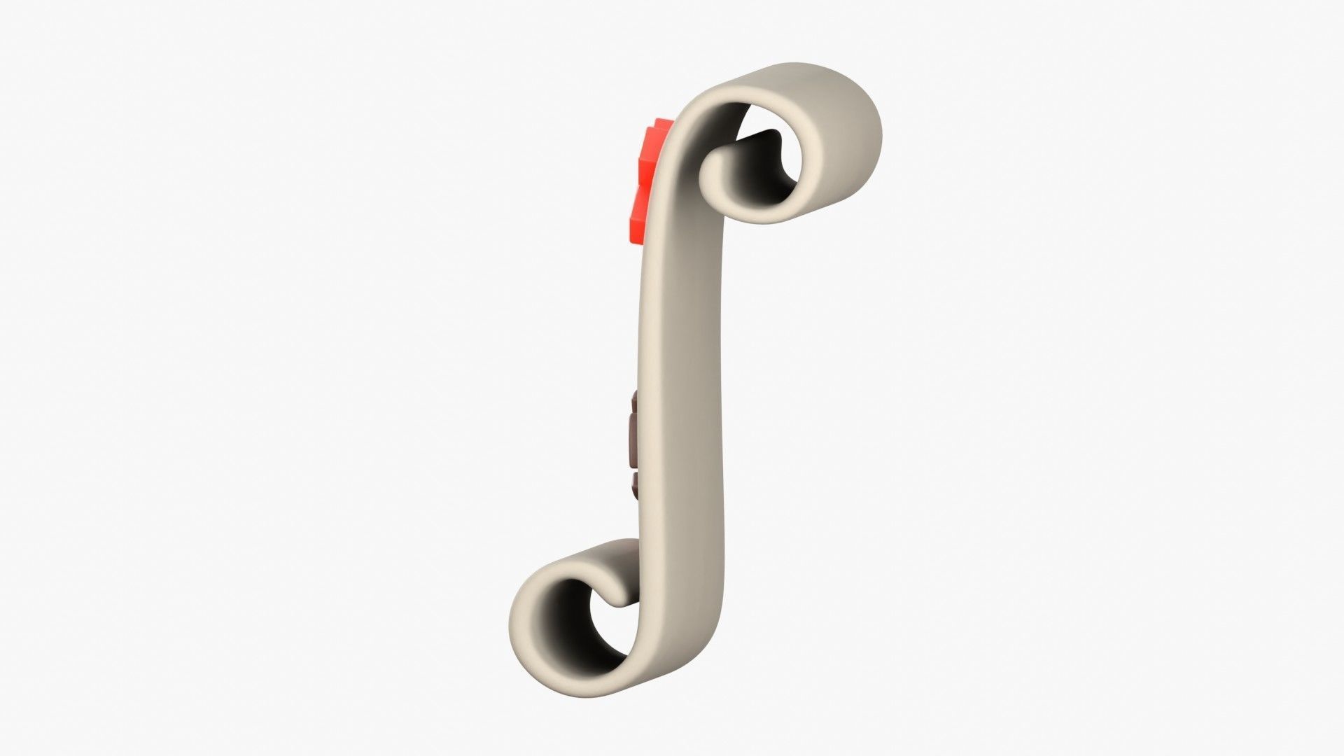 Map Treasure 3D Illustration 3D model_3