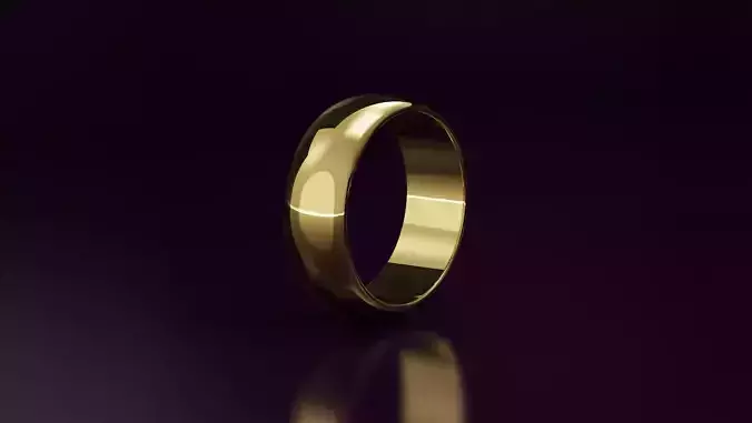 wide plain Ring 