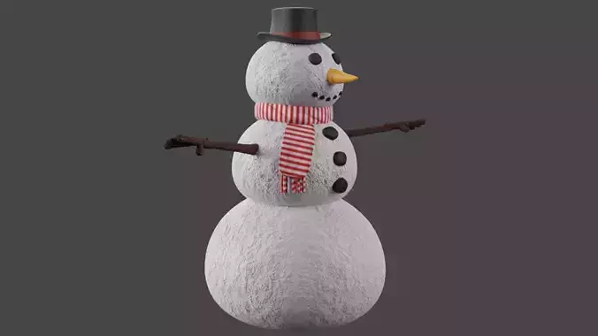 Snowman 3D model