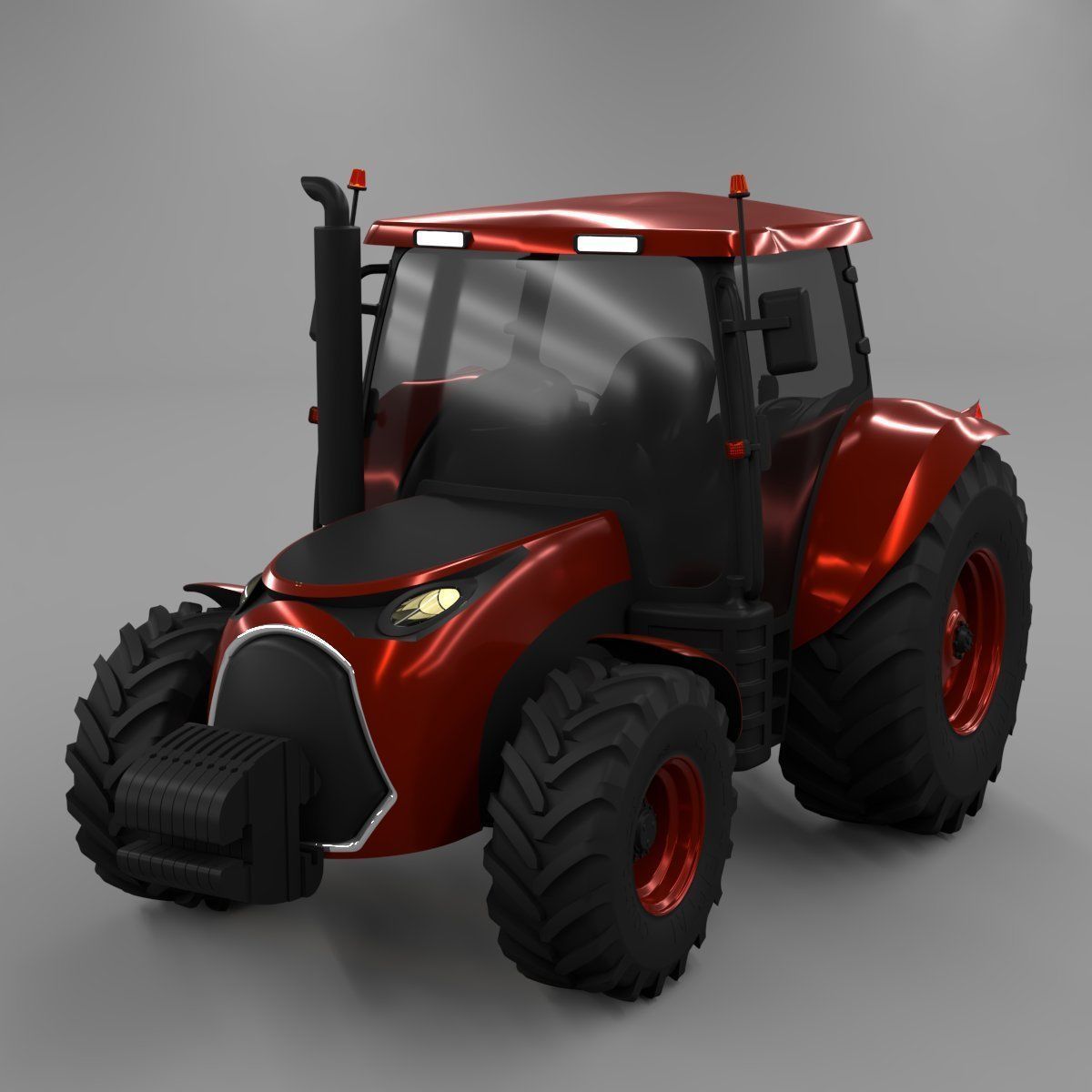 Tracktor 3D model_1
