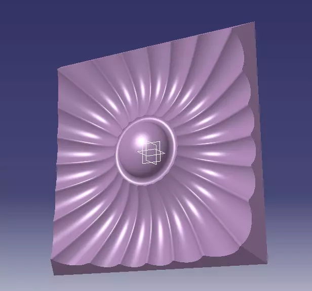 Victorian Rosette 3D print model_0