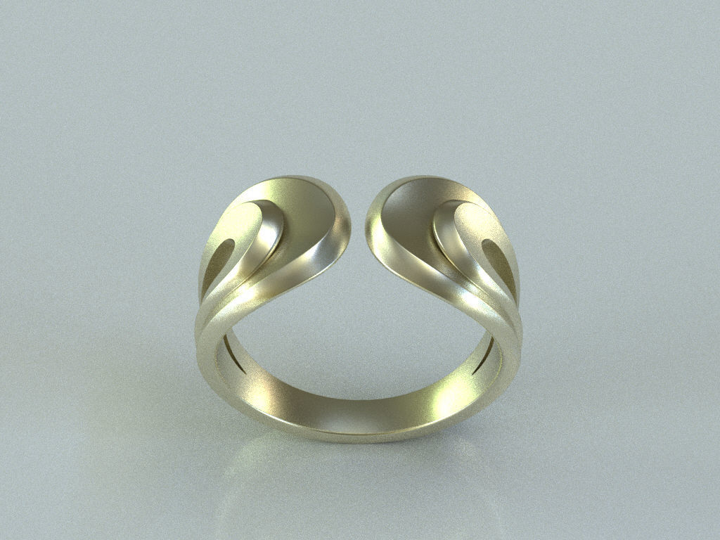 rings 3D print model_4