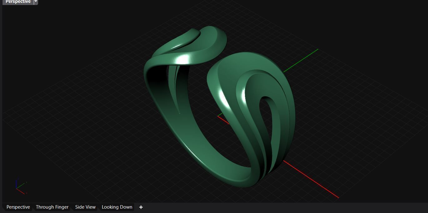 rings 3D print model_1