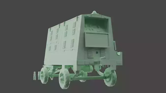 RAF Houchin Mk5 Ground Power Unit 3D print model