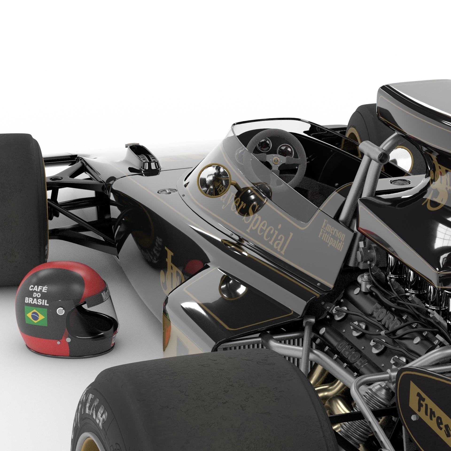 Lotus 72 Formula-1 3D model_4