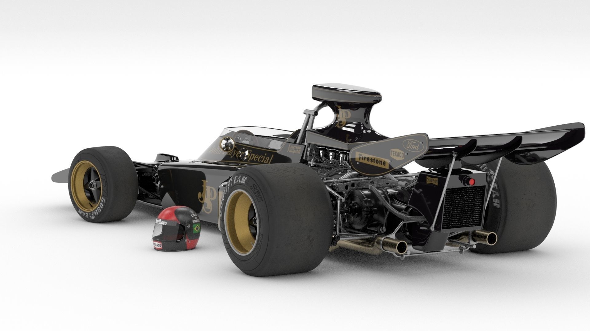 Lotus 72 Formula-1 3D model_3