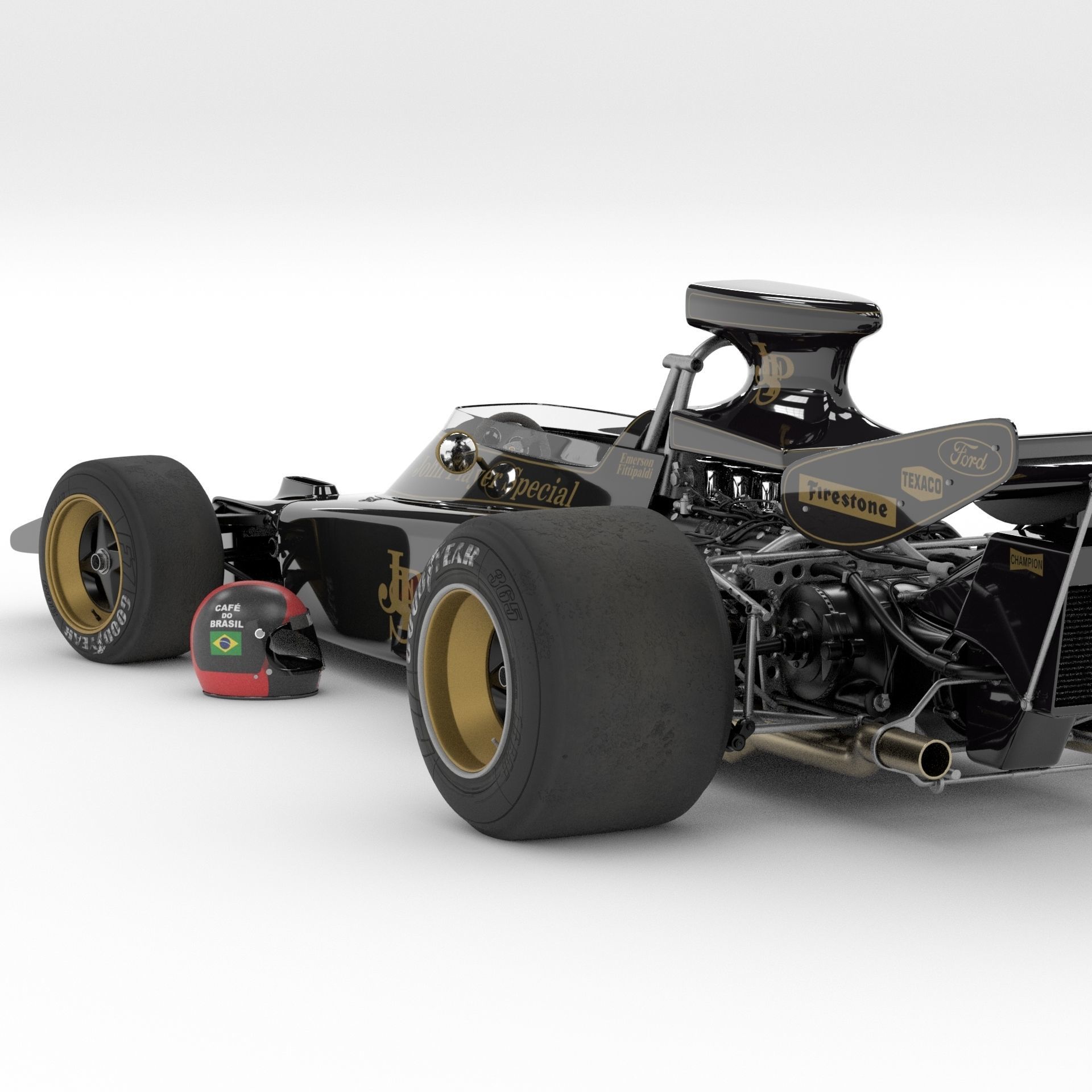Lotus 72 Formula-1 3D model_11