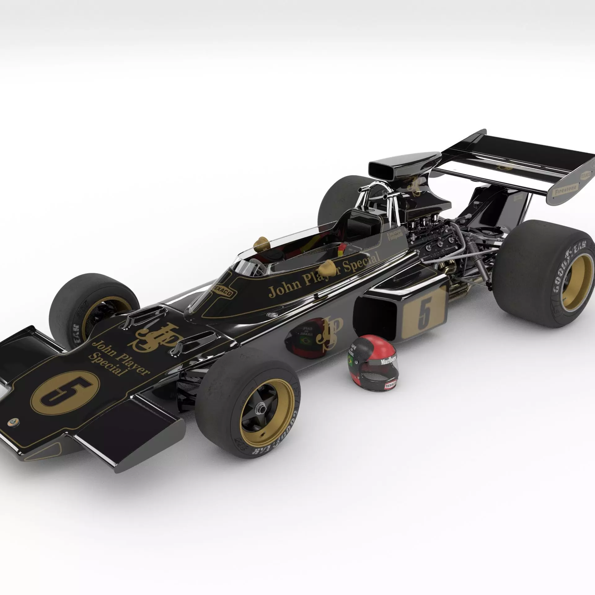 Lotus 72 Formula-1 3D model_0
