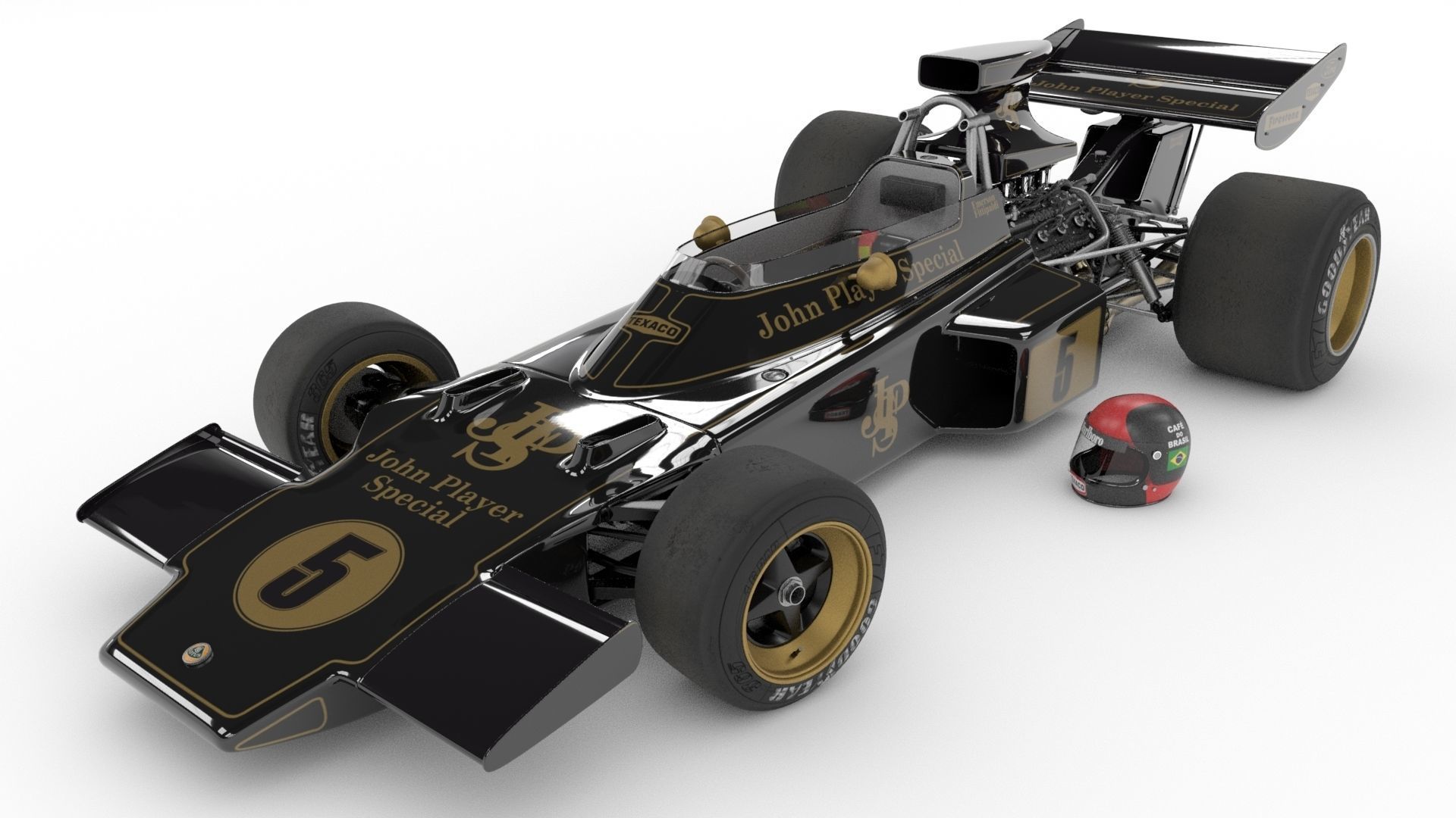 Lotus 72 Formula-1 3D model_10