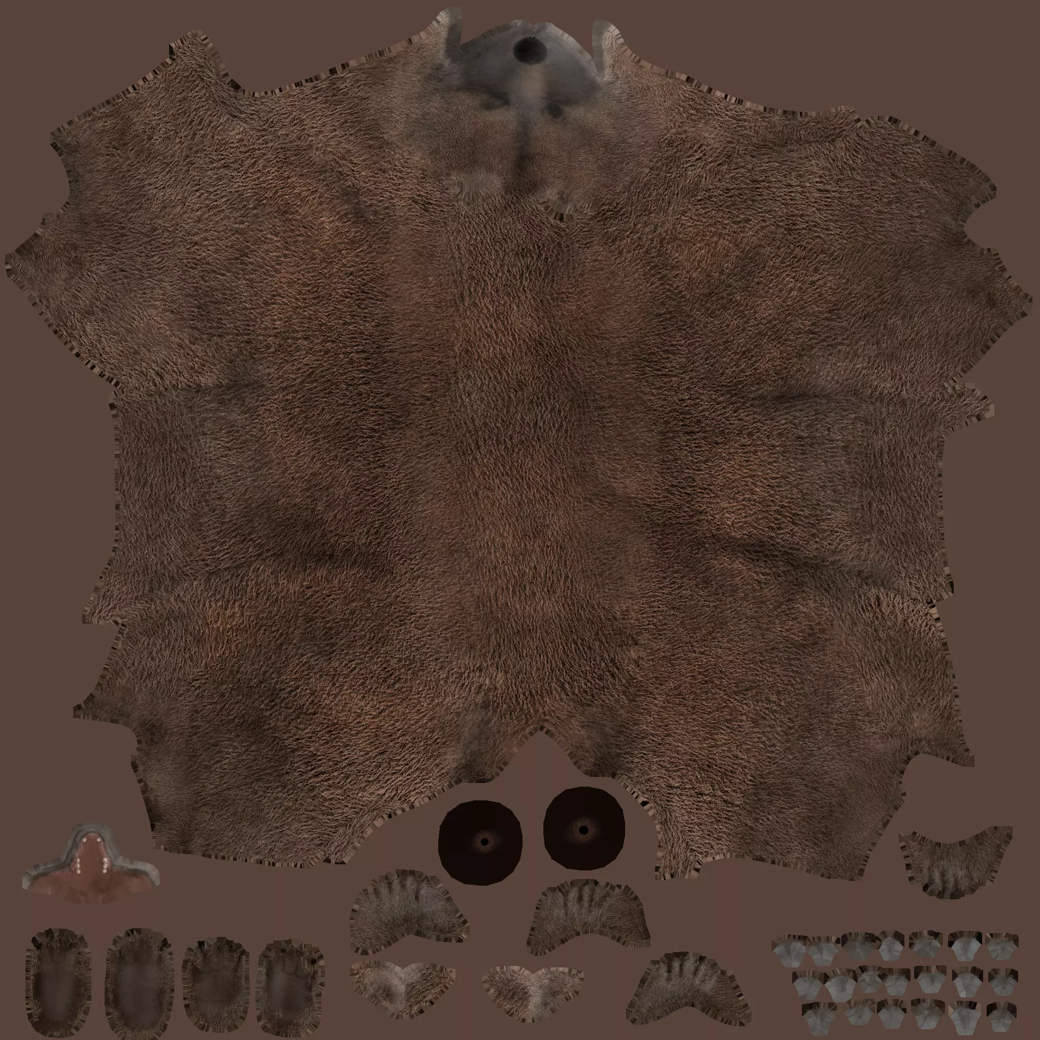 Game Ready Bear Free low-poly 3D model