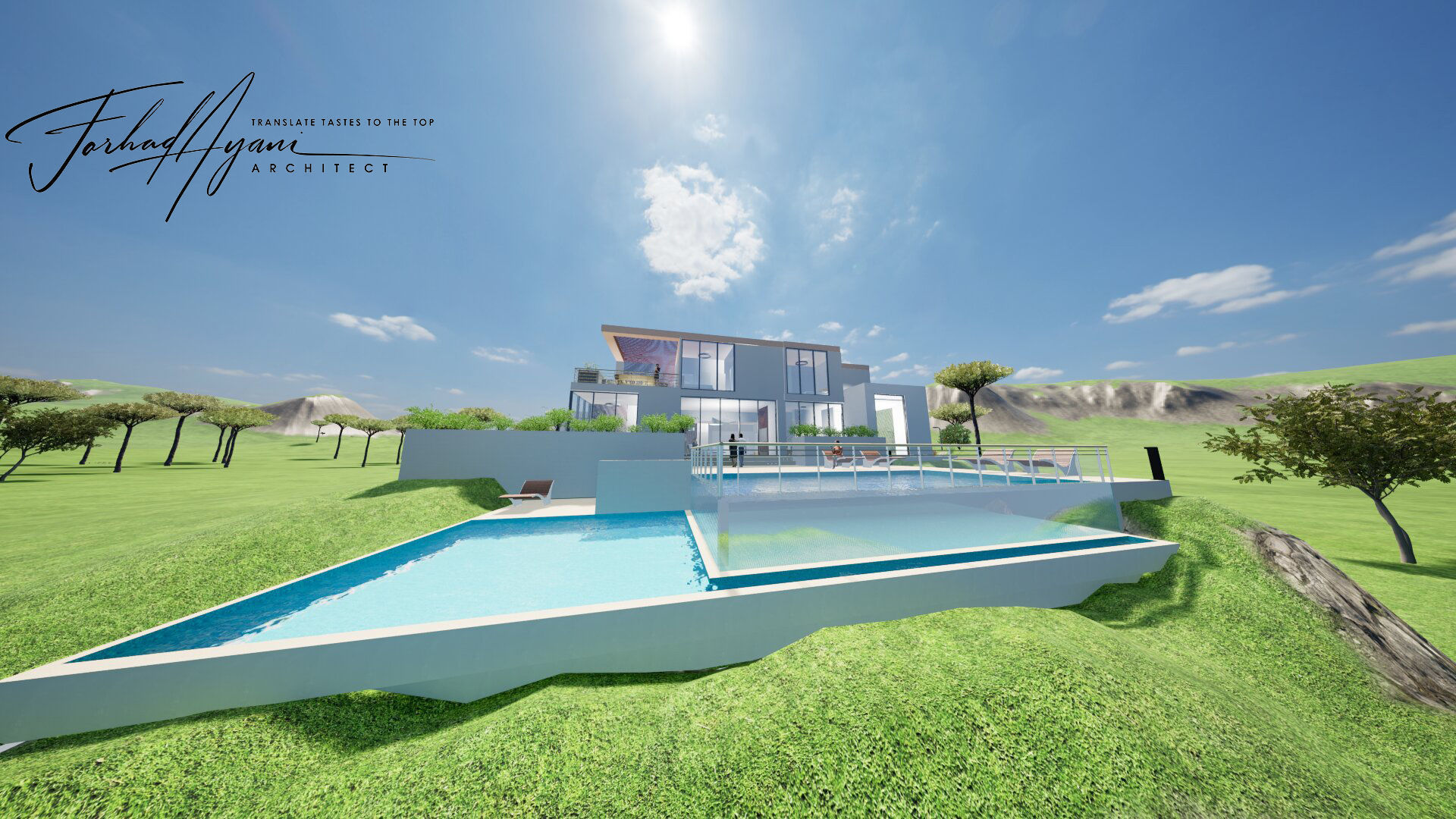 3D model and Animation of geometry modeled in Revit 3D model_16