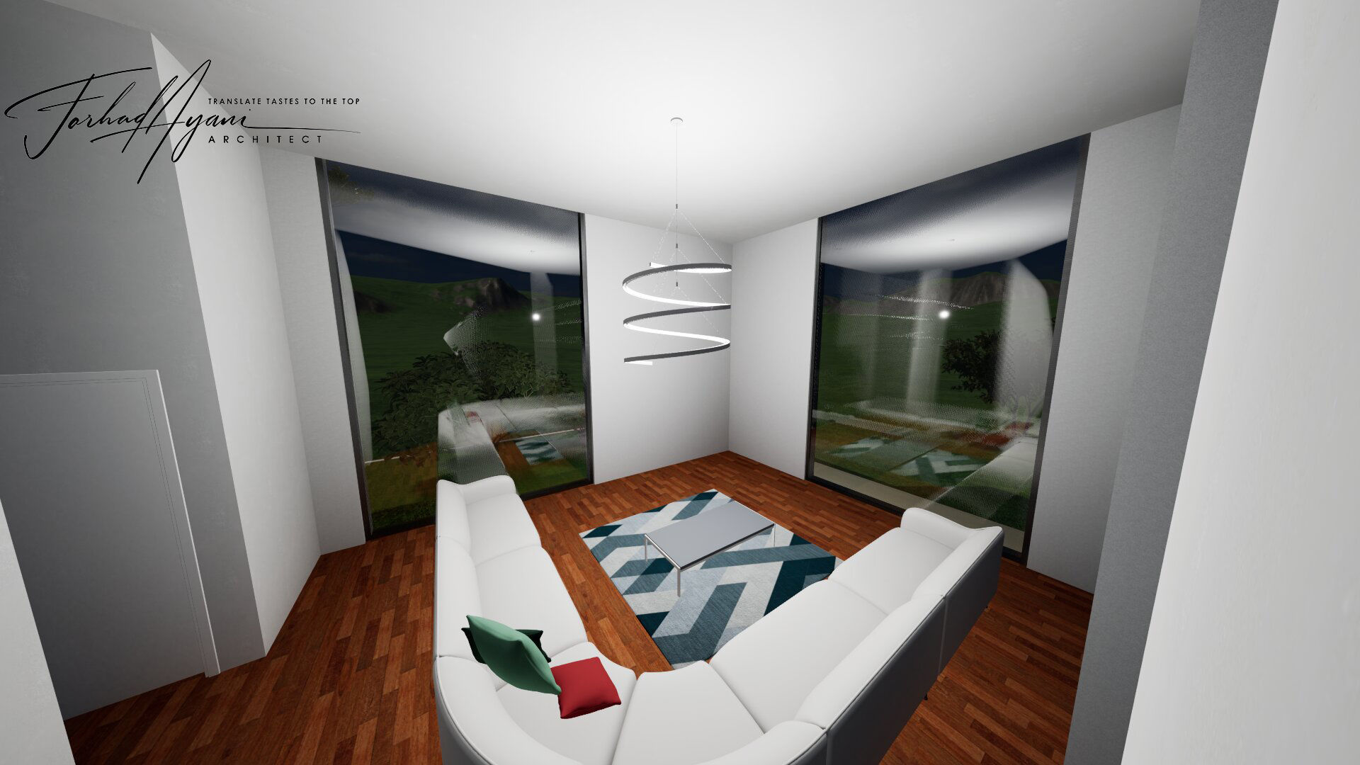 3D model and Animation of geometry modeled in Revit 3D model_7