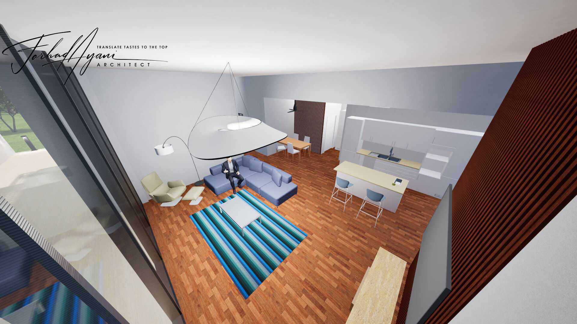 3D model and Animation of geometry modeled in Revit 3D model_11