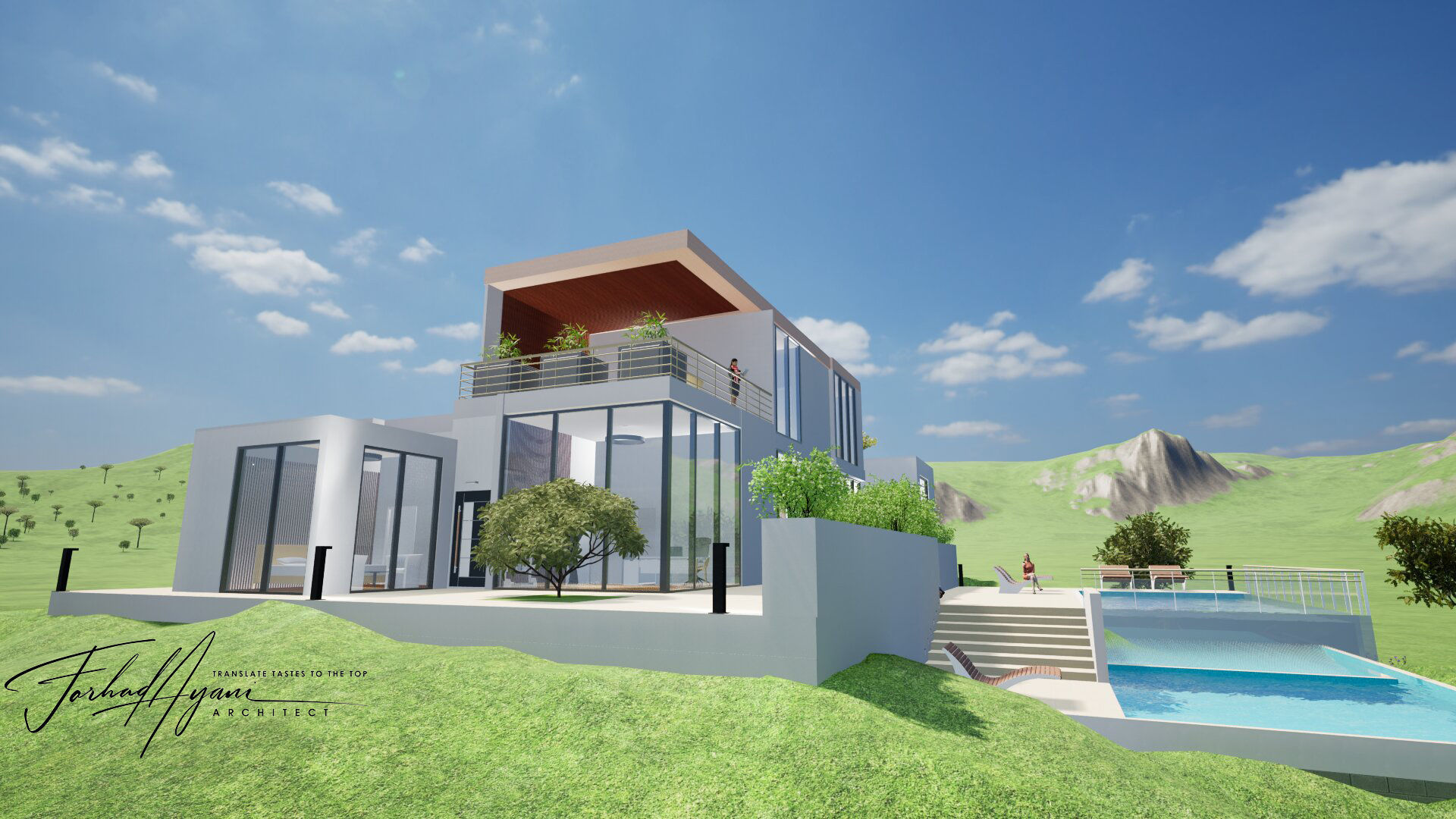 3D model and Animation of geometry modeled in Revit 3D model_28