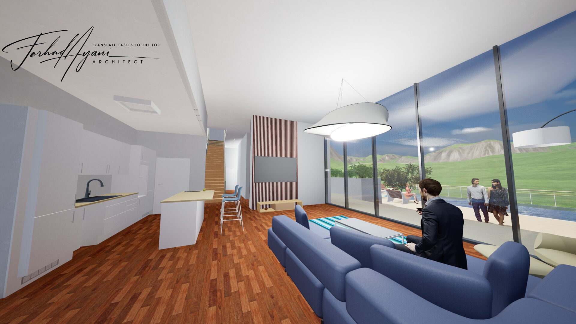 3D model and Animation of geometry modeled in Revit 3D model_3