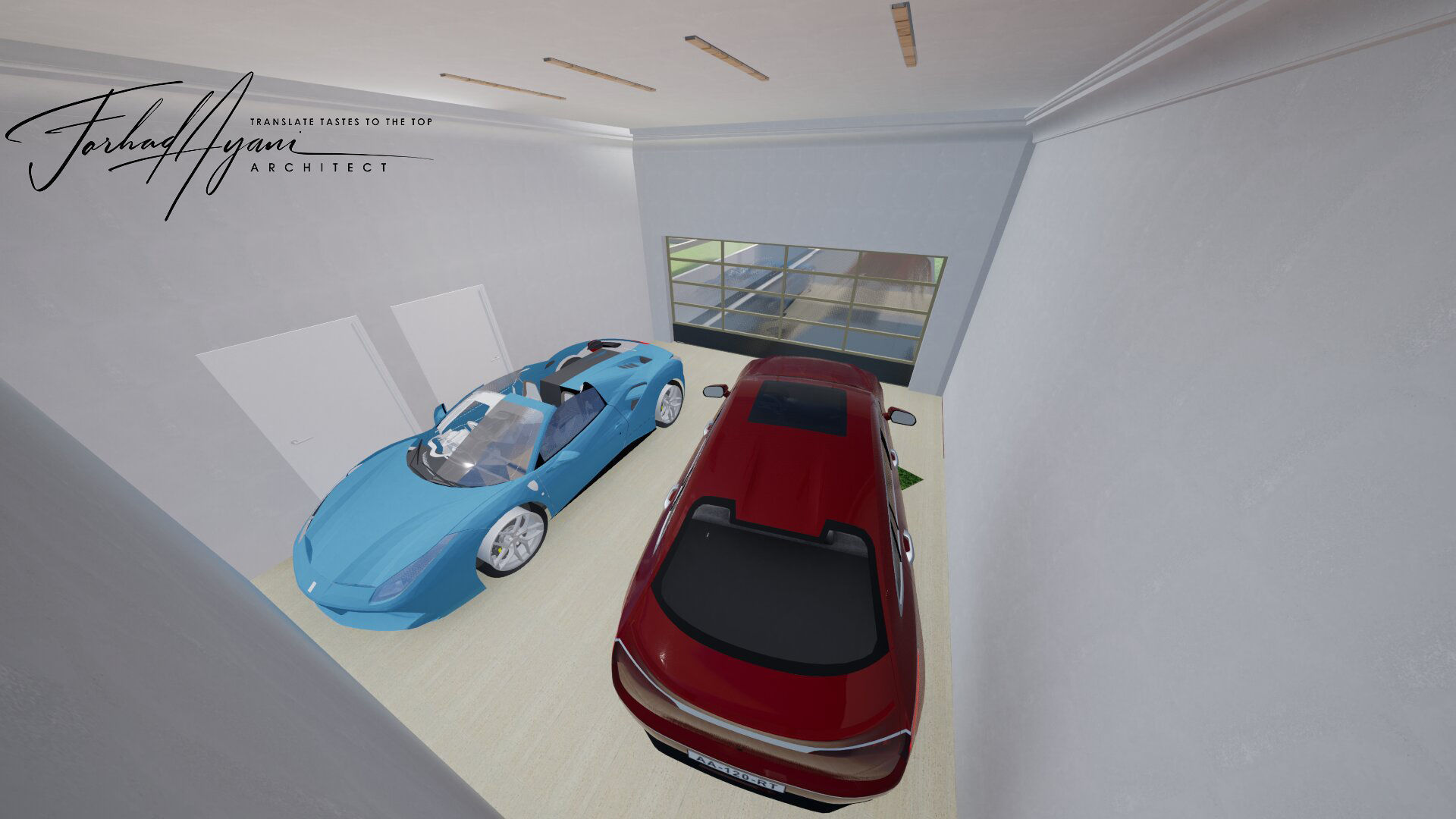 3D model and Animation of geometry modeled in Revit 3D model_6