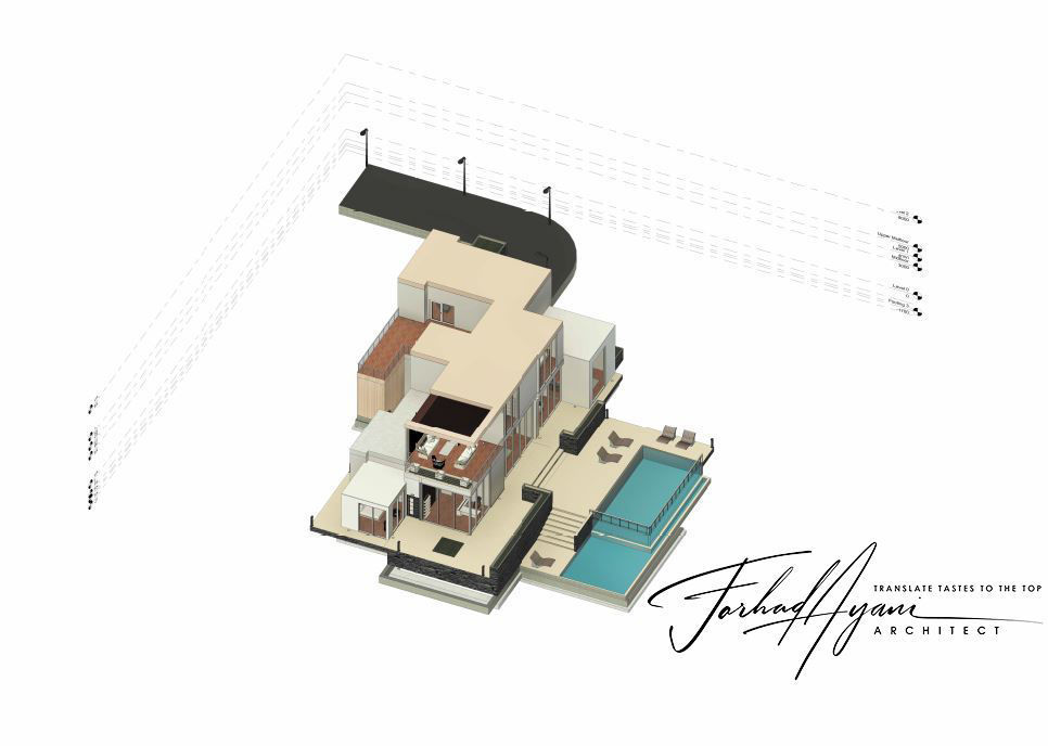 3D model and Animation of geometry modeled in Revit 3D model_12