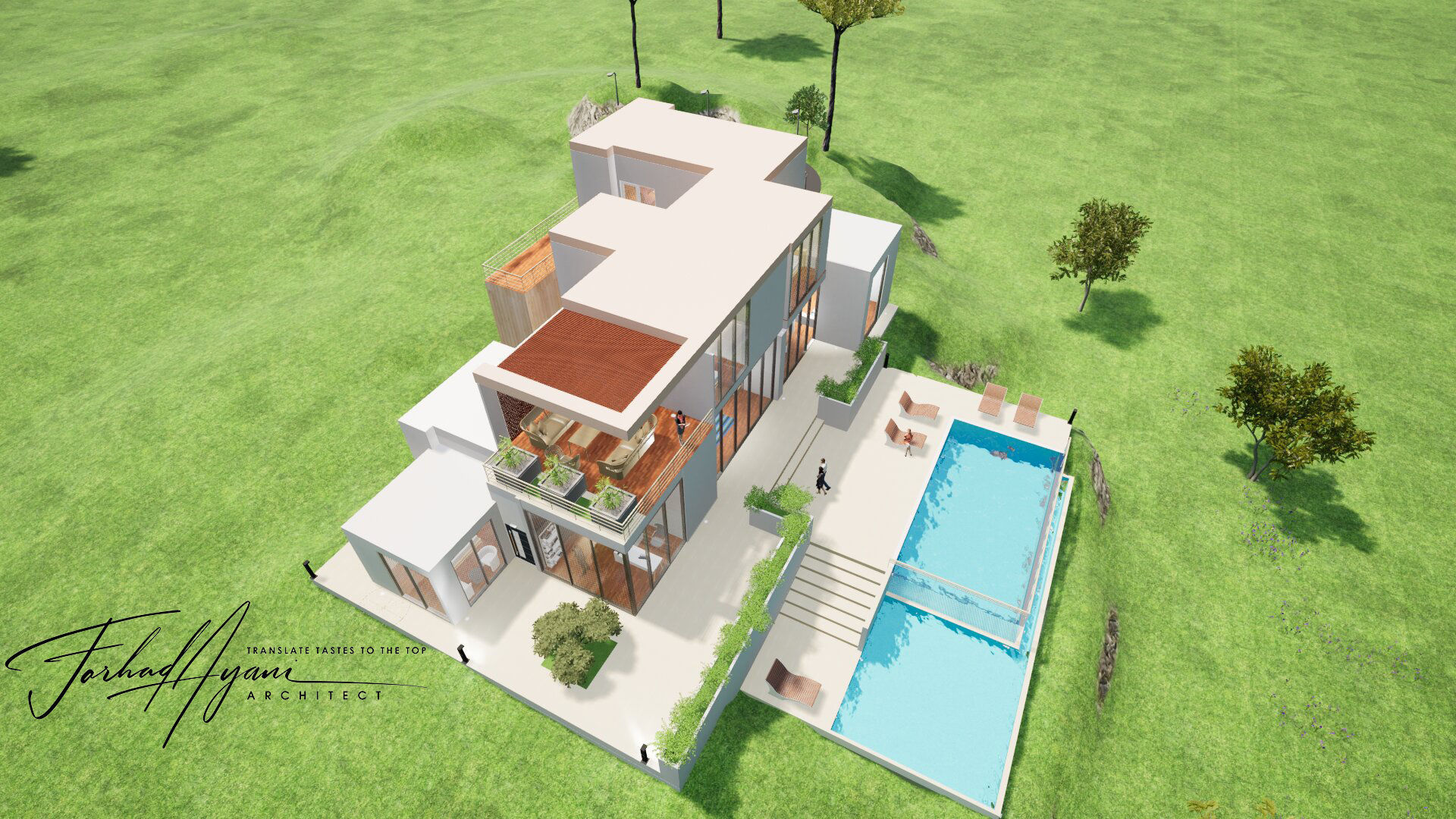 3D model and Animation of geometry modeled in Revit 3D model_18