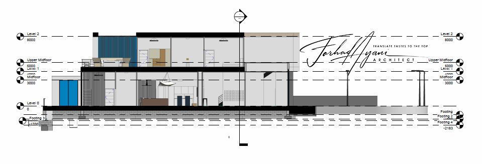 3D model and Animation of geometry modeled in Revit 3D model_9