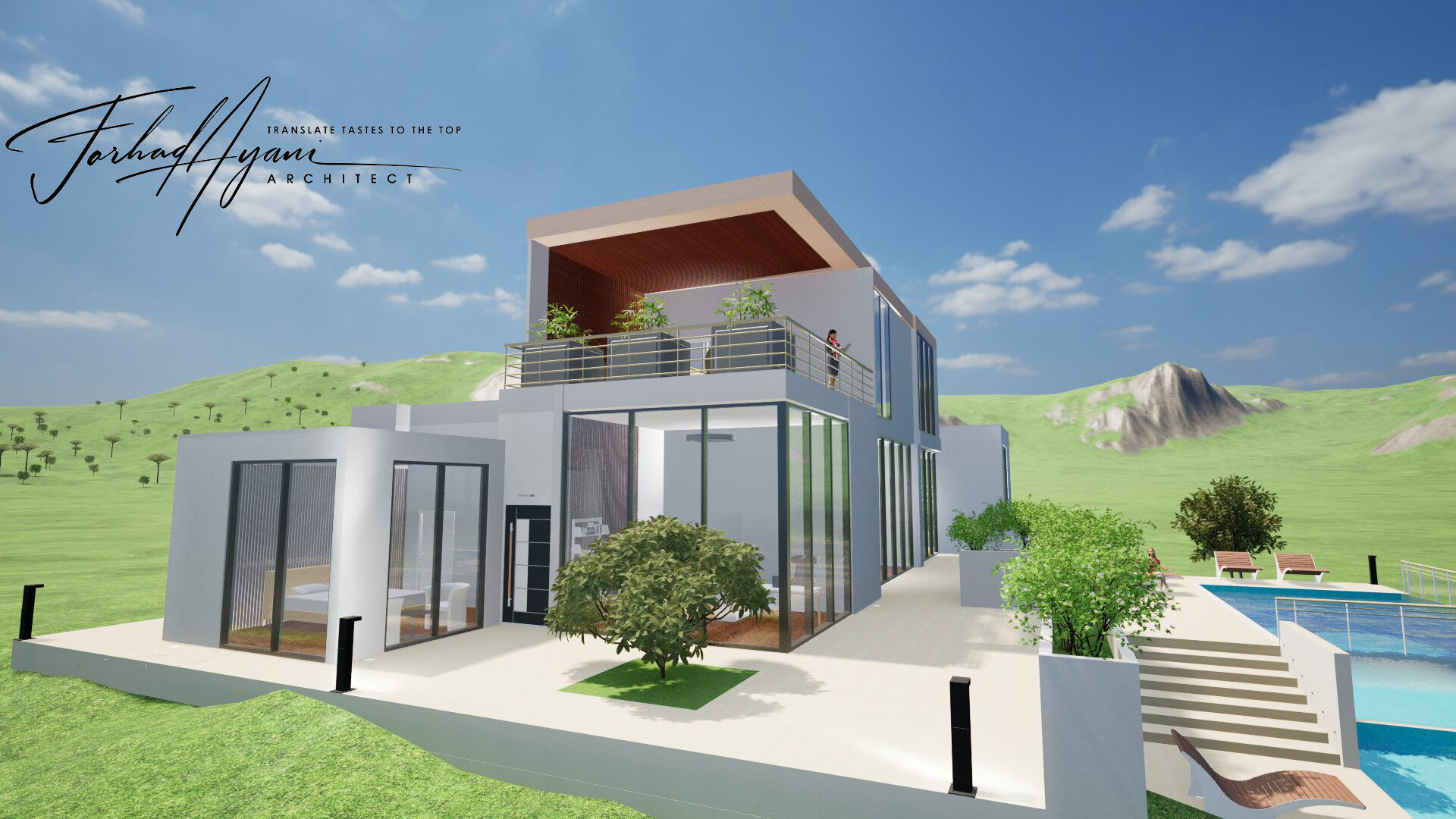 3D model and Animation of geometry modeled in Revit 3D model_4