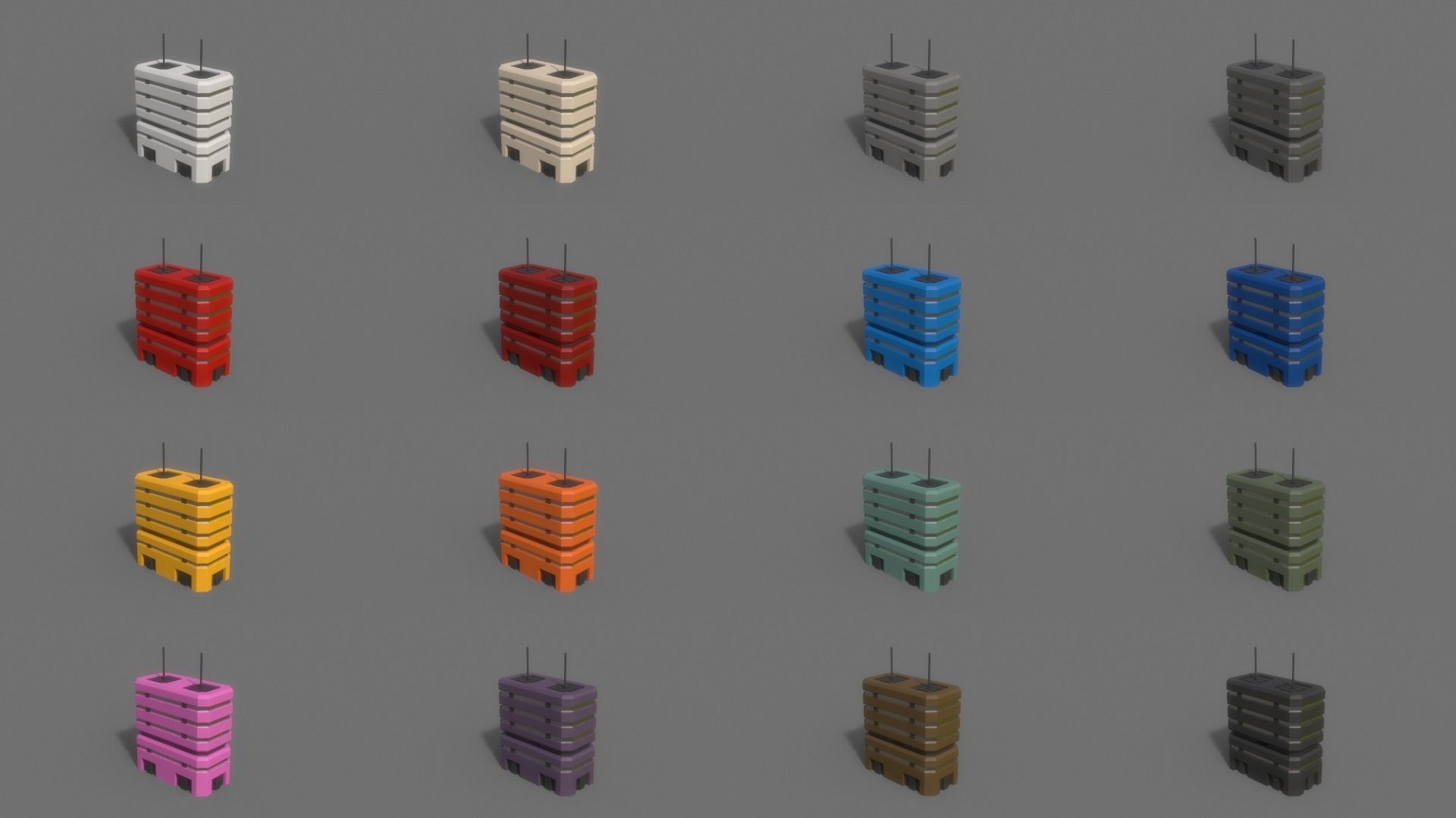 PBR Sci-Fi Building A 21-30 3D Model Collection_14