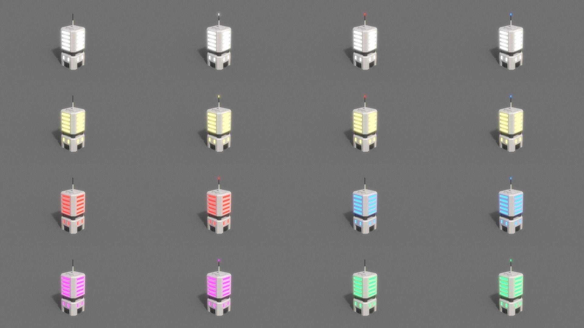 PBR Sci-Fi Building A 21-30 3D Model Collection_23