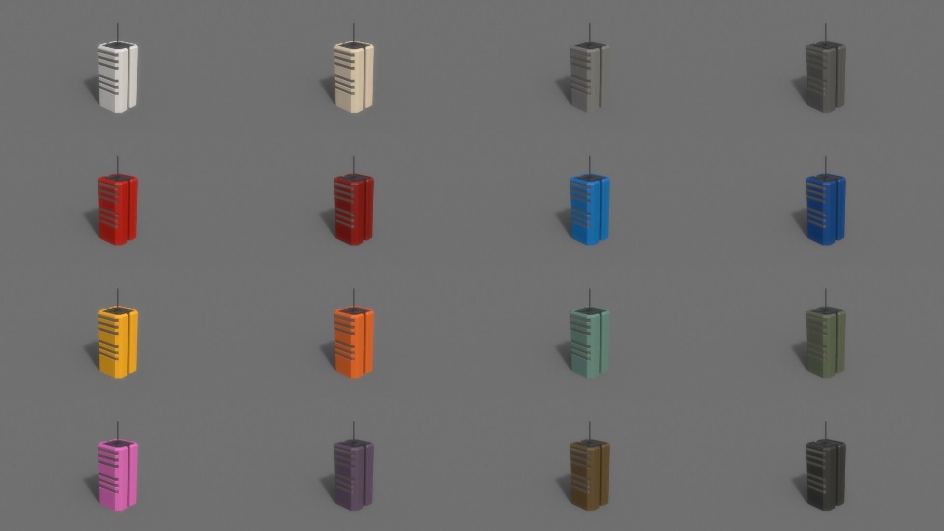 PBR Sci-Fi Building A 21-30 3D Model Collection_12