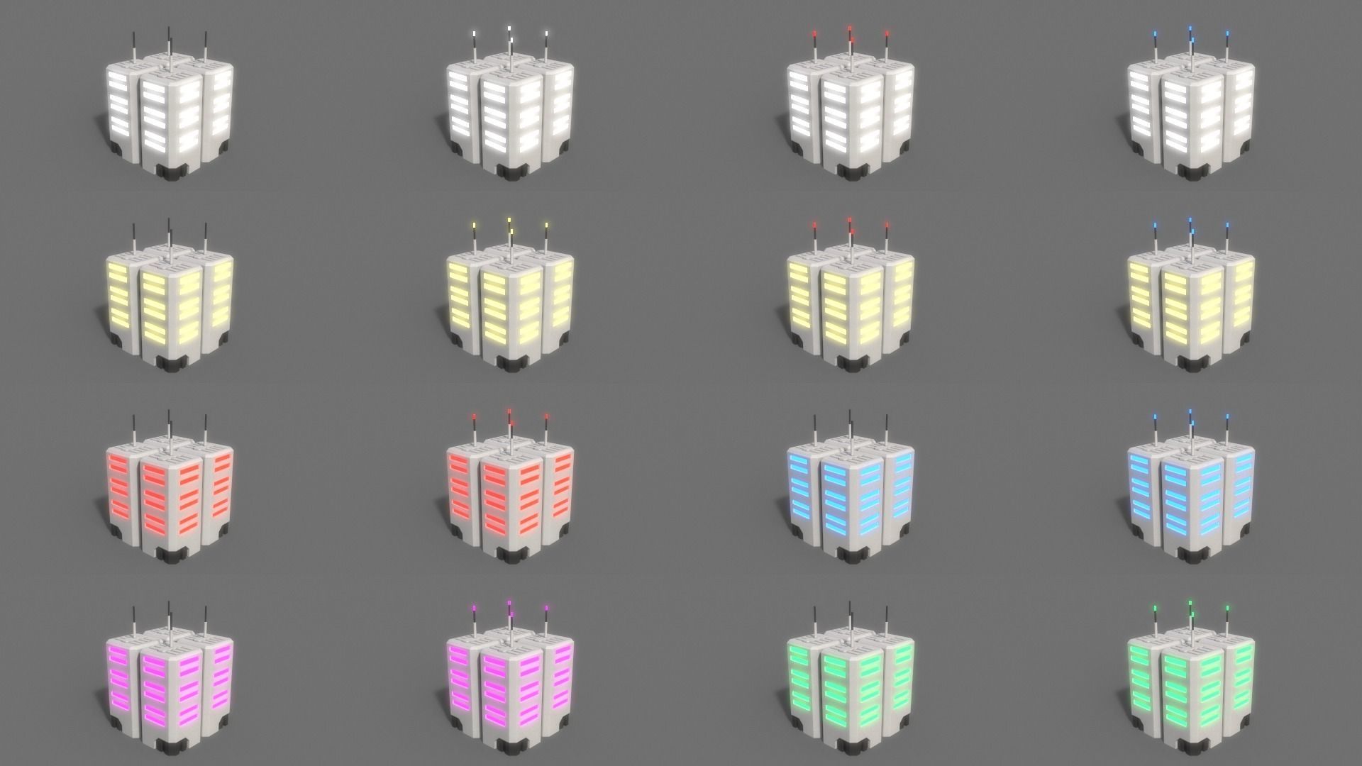 PBR Sci-Fi Building A 21-30 3D Model Collection_27