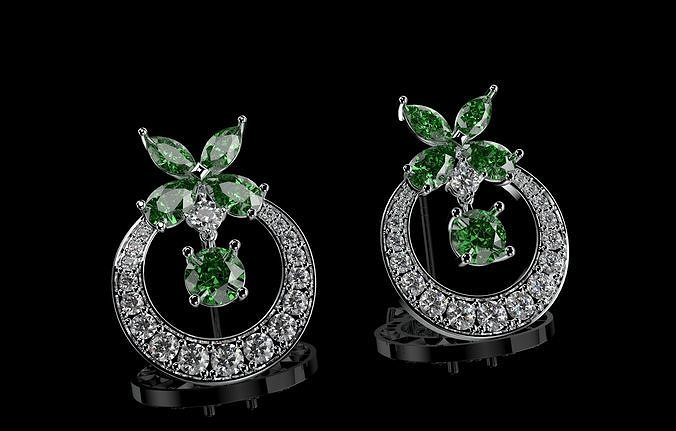 Earrings Number 48 3D print model