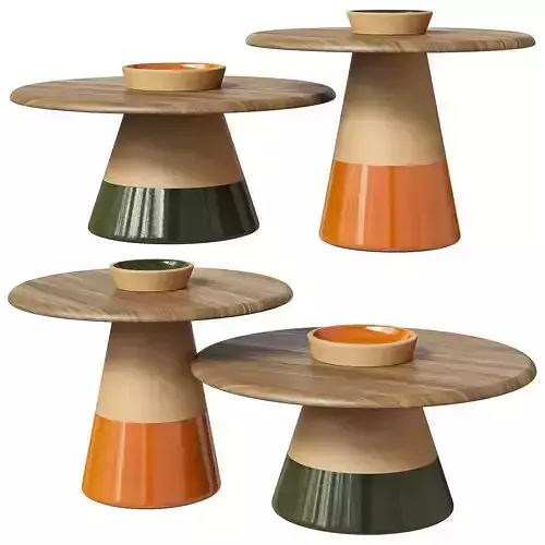 Morica Design coffee tables Sablier bis 3D model