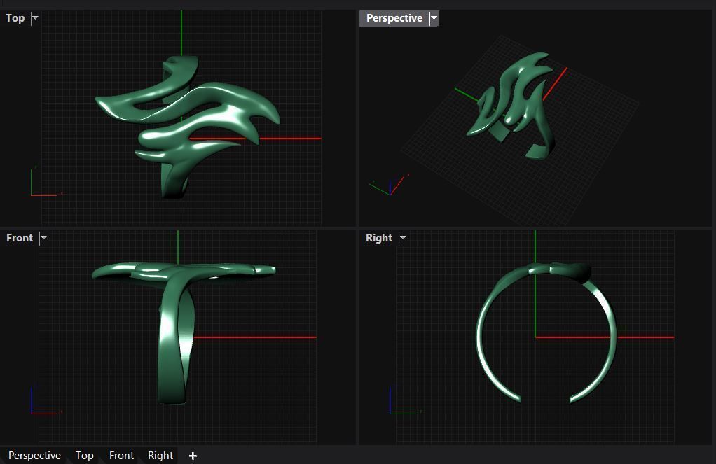 rings Free 3D print model_1