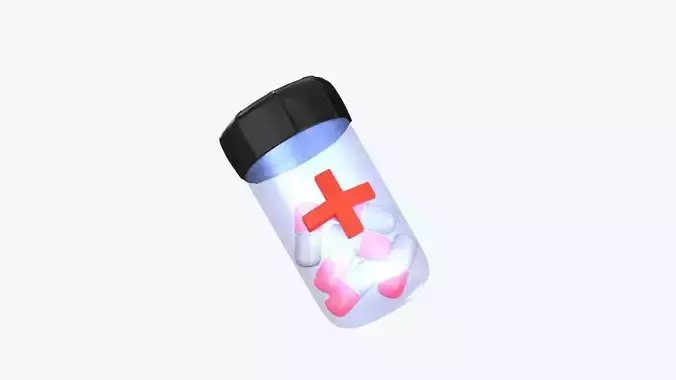 Med Kit 3D Illustration