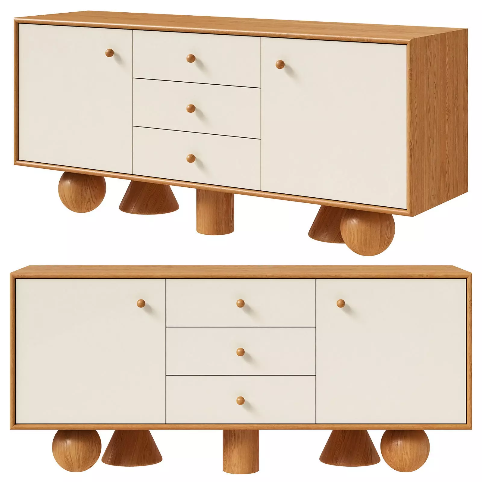 Soho Home sideboard Denali 3D model