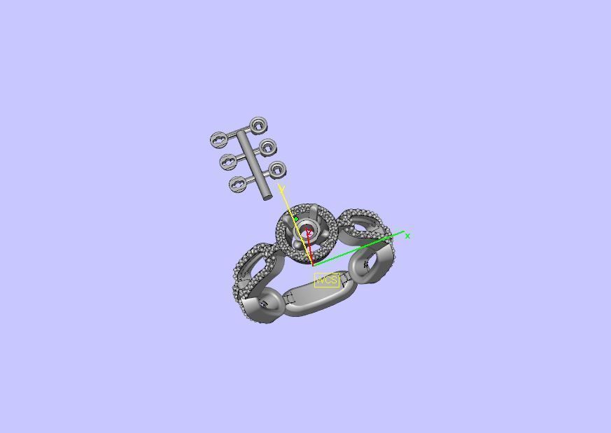 messika ring 3D print model_2
