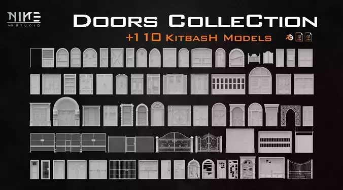 Doors Collection 3D model