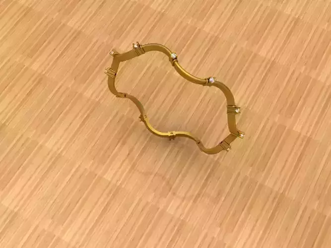 Fancy Bangles  3d Model