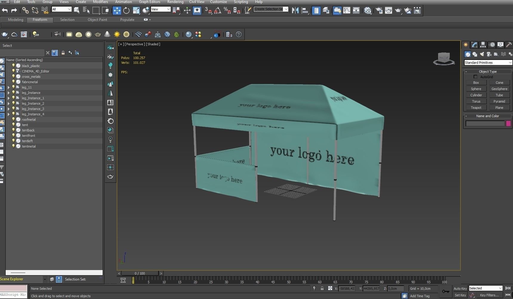 Tent 8 3D model_12